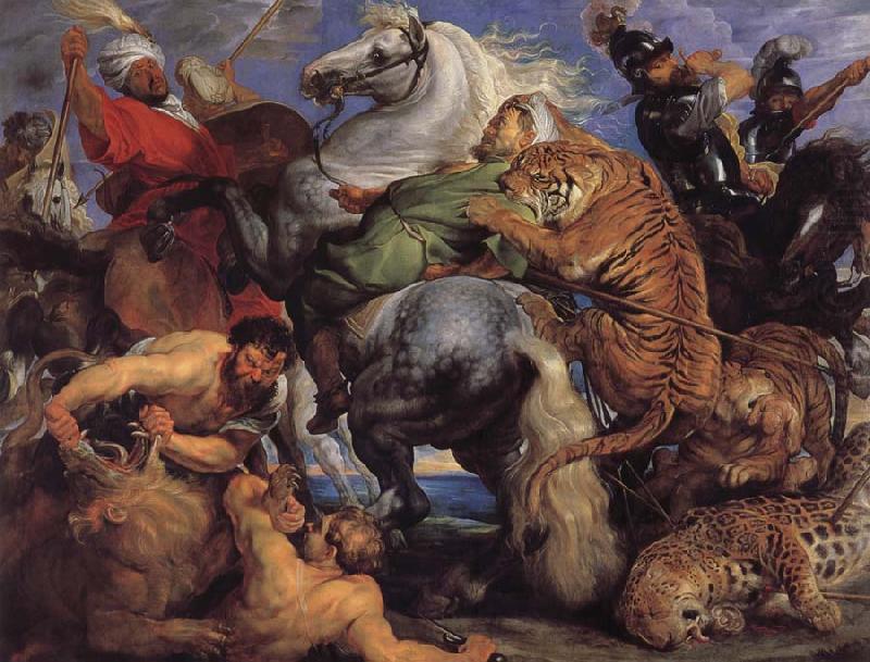 Tiger-and Lowenjagd, Peter Paul Rubens